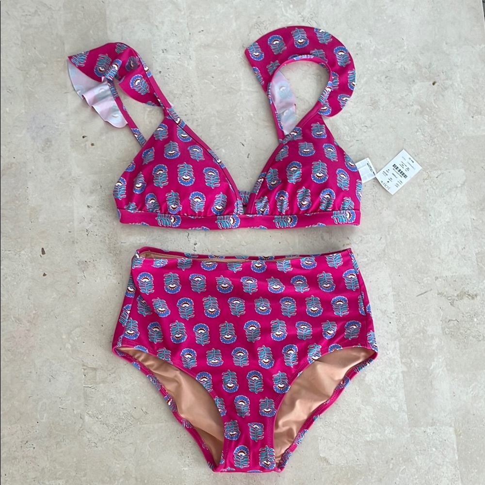J Crew High Waist Bikini NWT